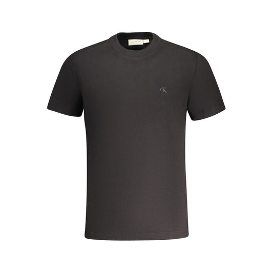 Calvin Klein Schwarzes Baumwolle Männer T-Shirt