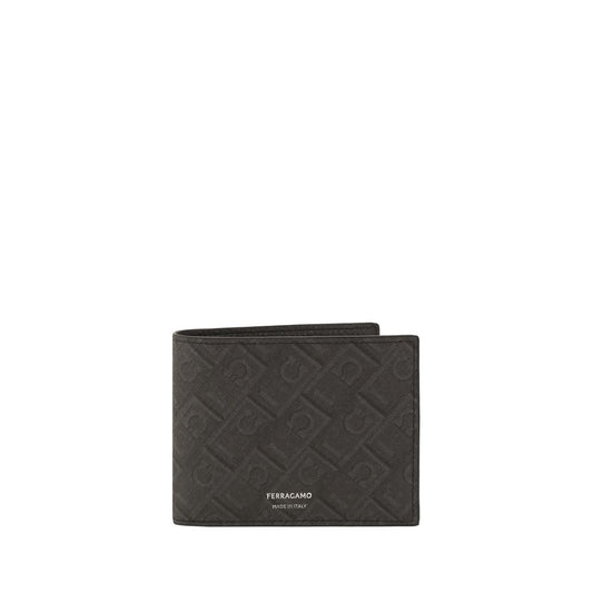 Ferragamo Gancini-patterned leather wallet