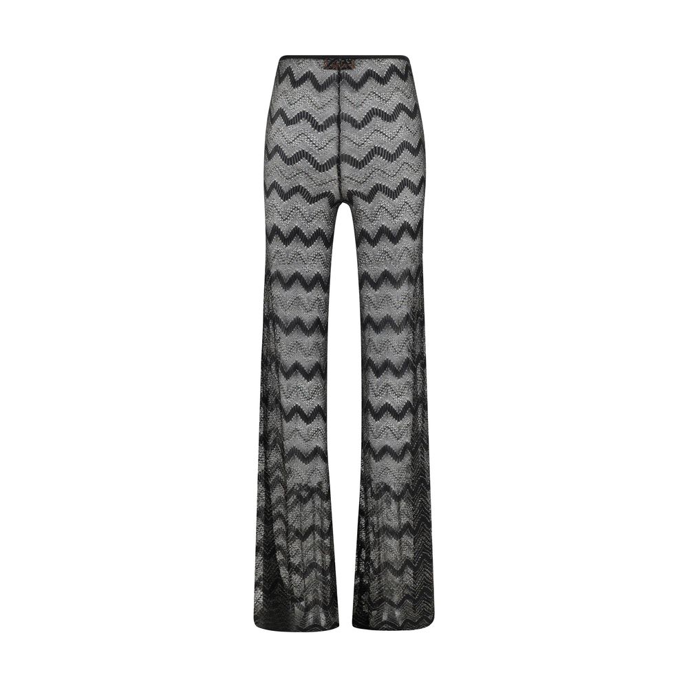 Missoni Zickzack-gemusterte Lamé-Hose