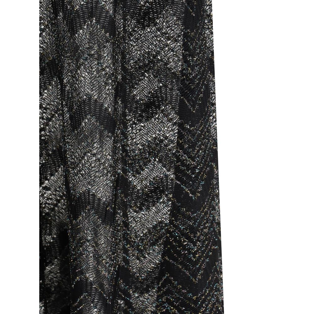 Missoni Zickzack-gemusterte Lamé-Hose