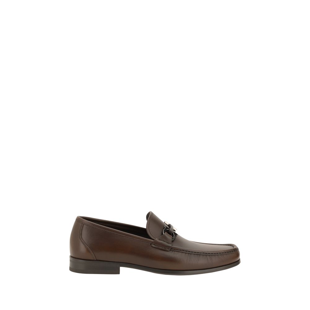 Ferragamo Ornamento Gancini Loafers