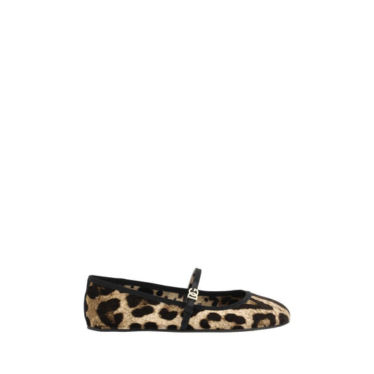 Dolce & Gabbana Ballerinas mit Leopardenmuster