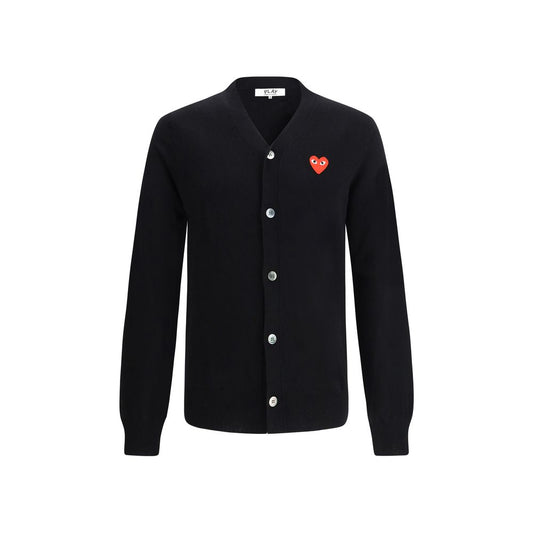 Comme Des Garçons Play Strickjacke mit Logo