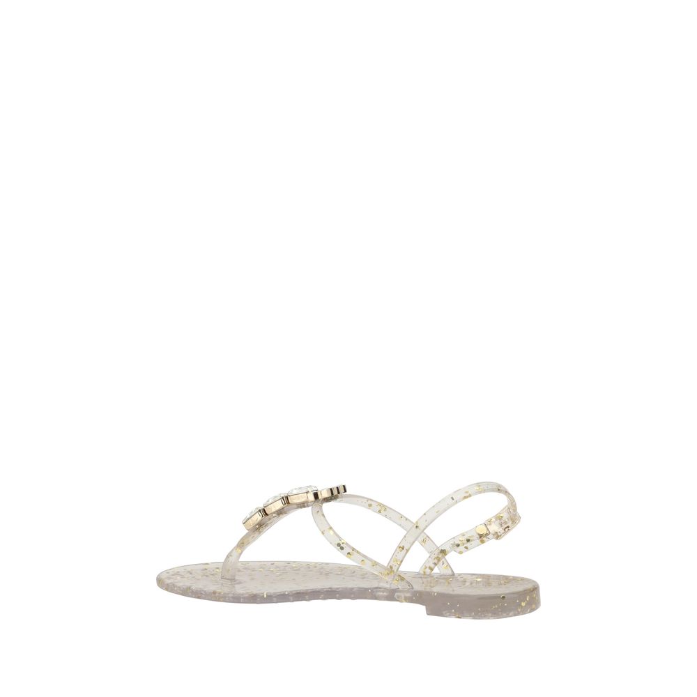 Casadei Swarovski-Gelee-Sandalen