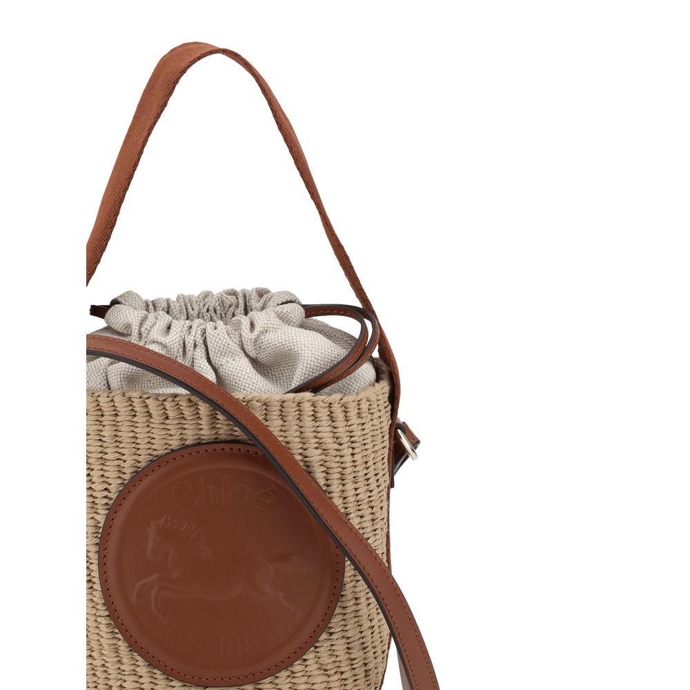 Chloé Pferd Medaille Eimer Tasche