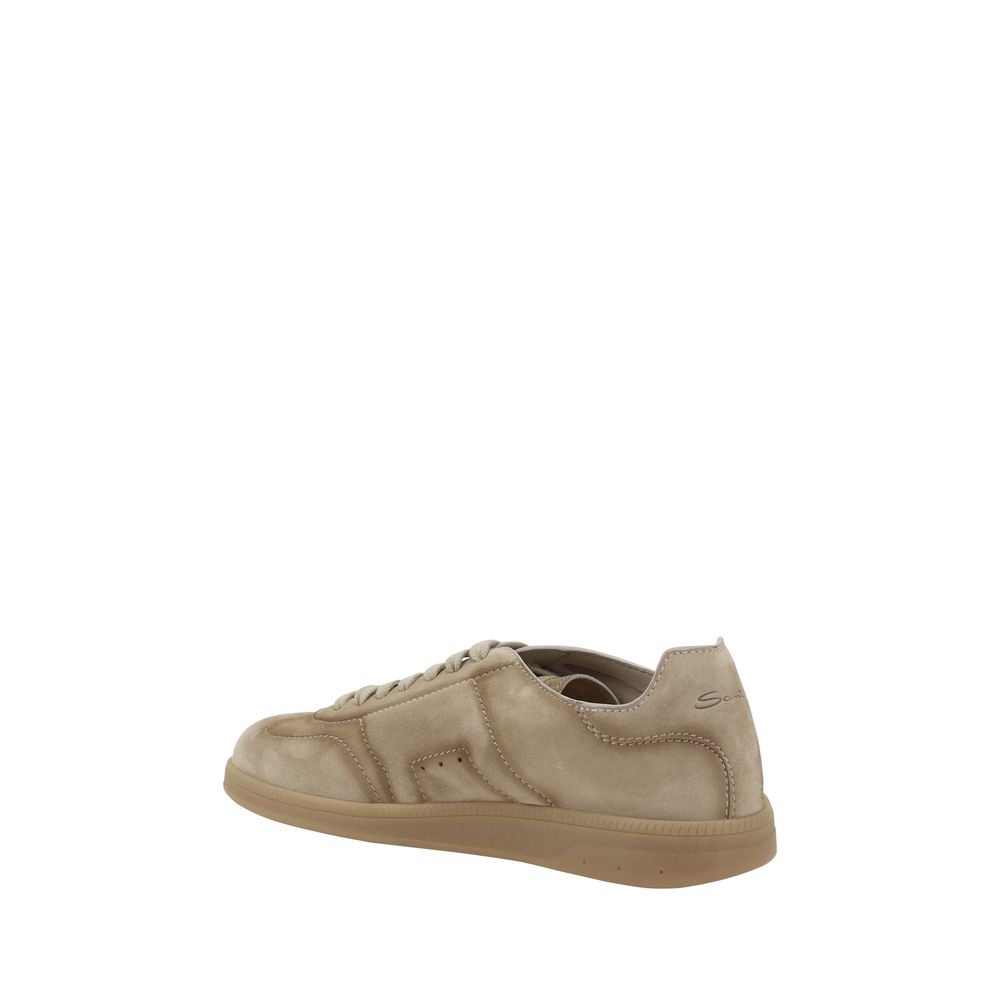 Santoni leather sneakers