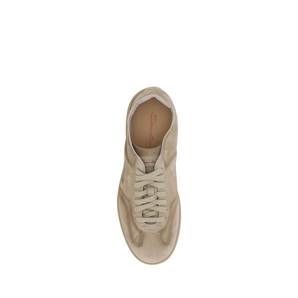 Santoni leather sneakers