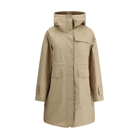 Moncler Meudon lange wasserdichte Jacke