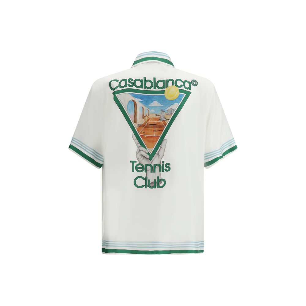 Casablanca shirt with Cuban collar