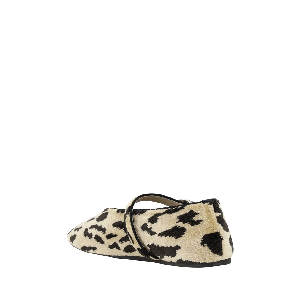 LE MONDE BERYL Leopard Stella Ballerinat