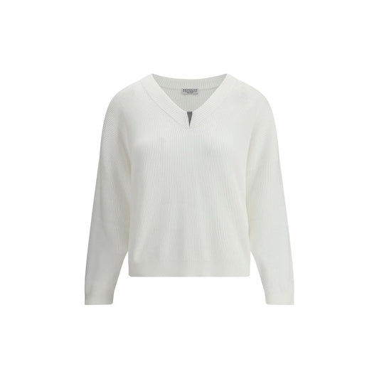 Brunello Cucinelli Pullover mit V-Ausschnitt