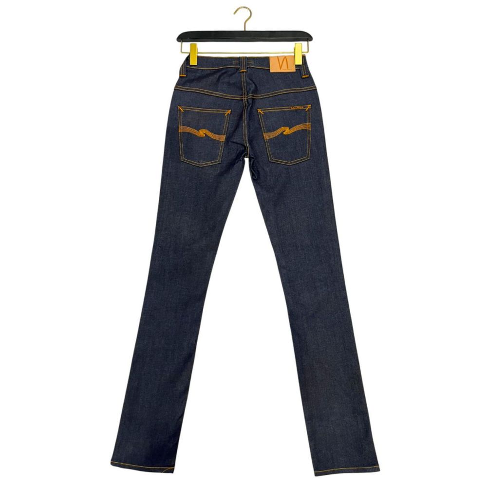 Nudie Jeans Blaue Baumwolle Damenjeans