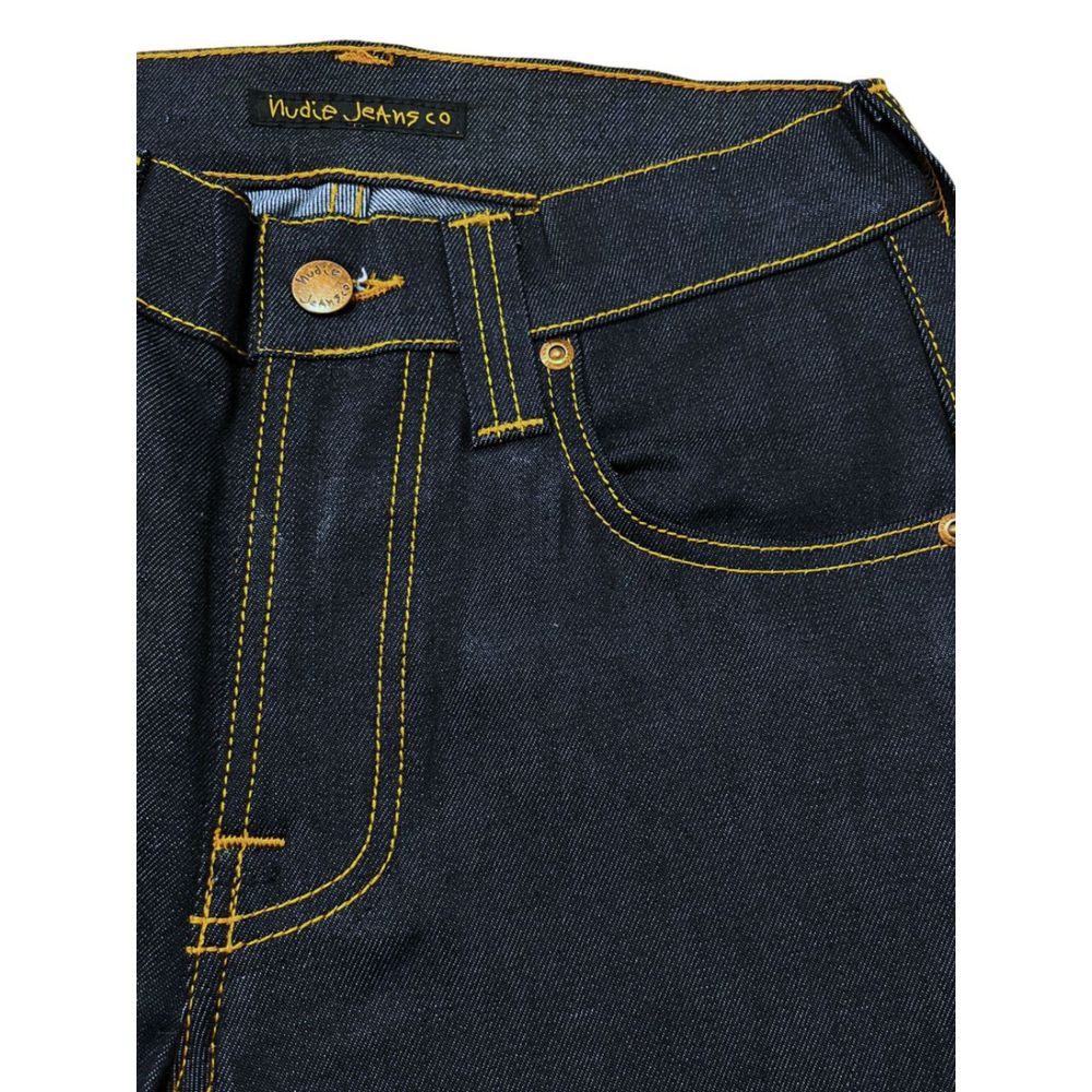 Nudie Jeans Blue Cotton Jeans Denim