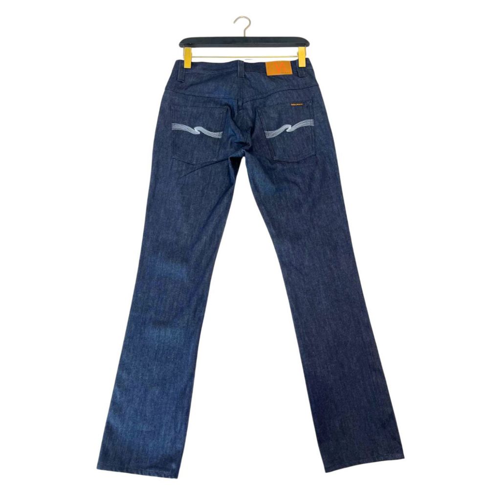 Nudie Jeans Blue Cotton Men Jeans