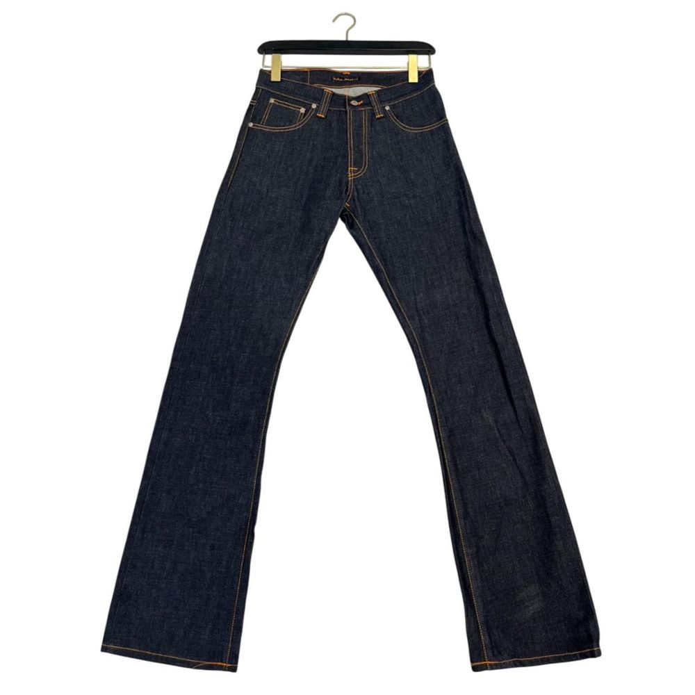 Nudie Jeans Blue Cotton Men Jeans