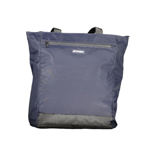 K-WAY Blaue Polyester Handtasche