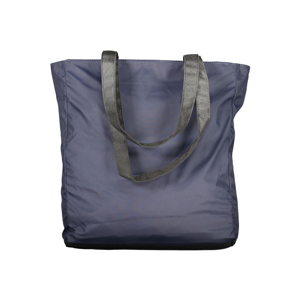 K-WAY Blaue Polyester Handtasche