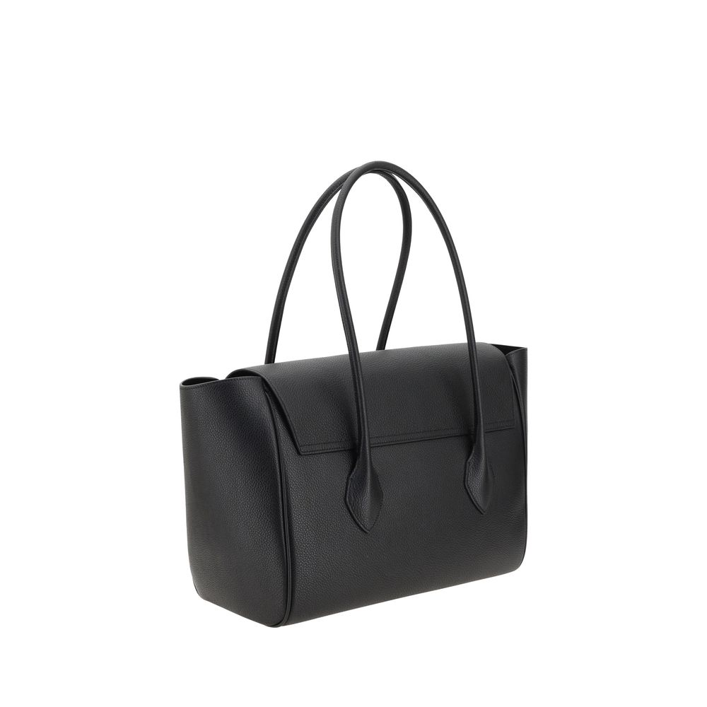 Ferragamo hammered leather tote bag