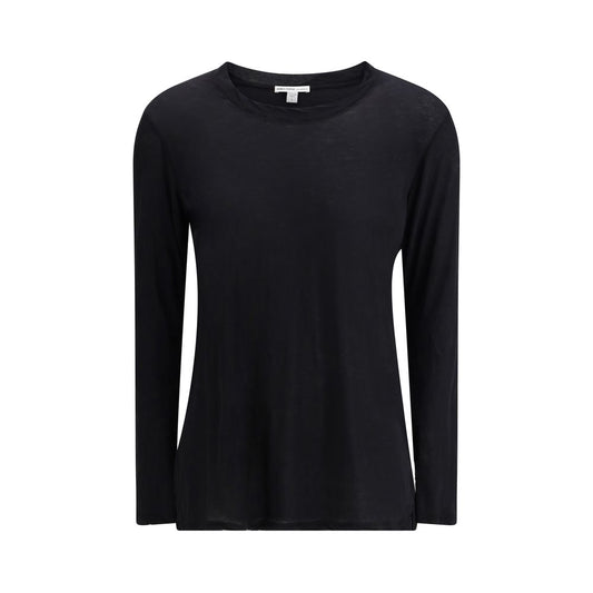 James Perse semi-transparent long sleeve jersey