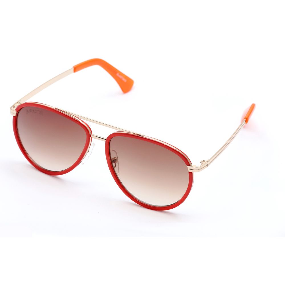 Lancaster Rote Metall-Sonnenbrille