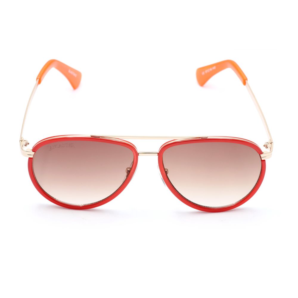 Lancaster Rote Metall-Sonnenbrille