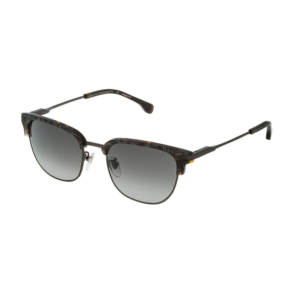 Lozza Brown Metal Sunglasses