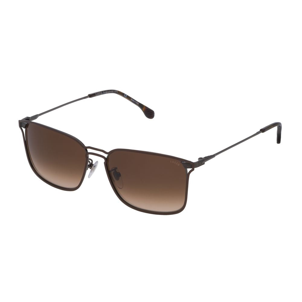 Lozza Braune Metall-Sonnenbrille