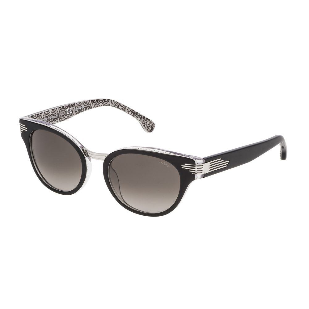 Lozza Schwarze Acetat-Sonnenbrille