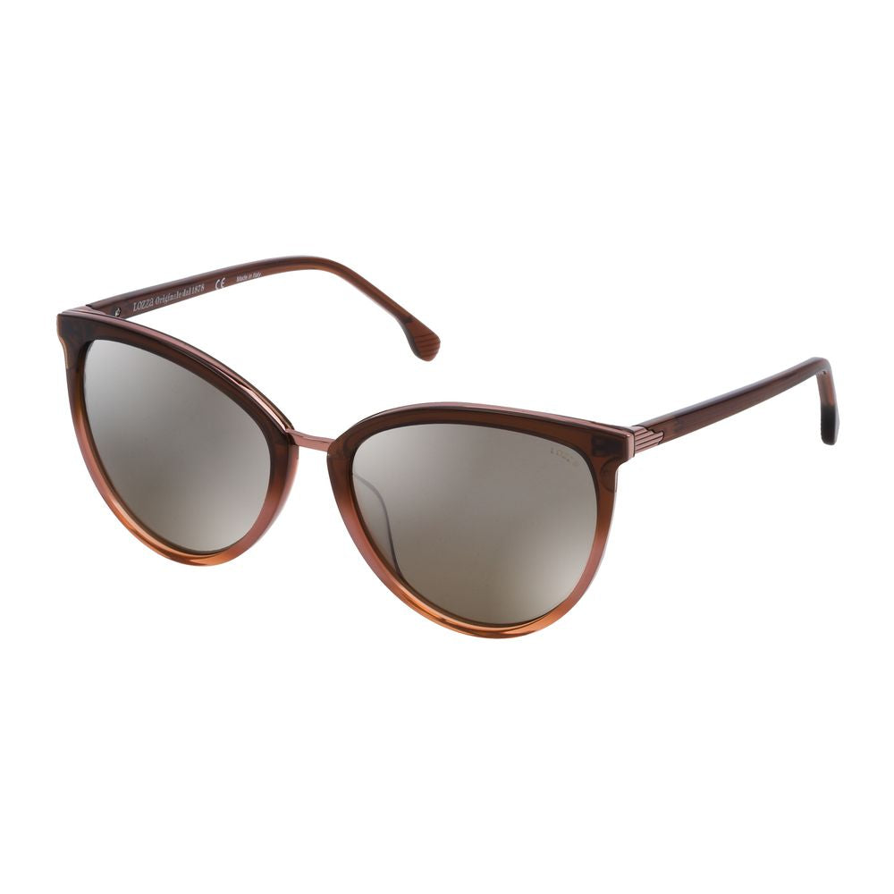 Lozza Braune Acetat-Sonnenbrille