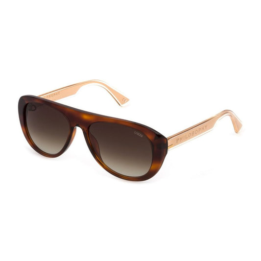 Lozza Braune Acetat-Sonnenbrille