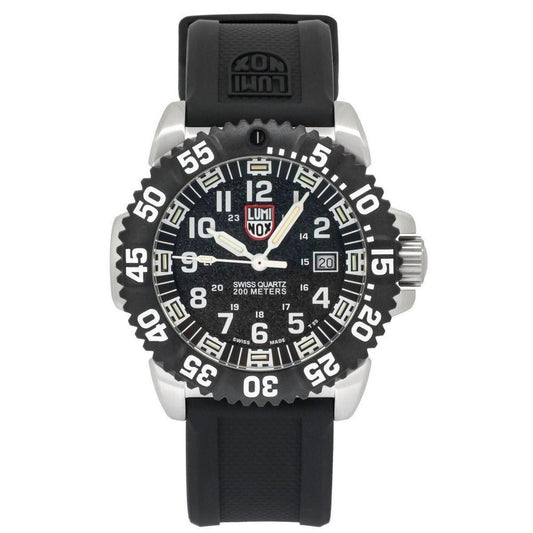 Luminox Schwarze Silikon-Uhr