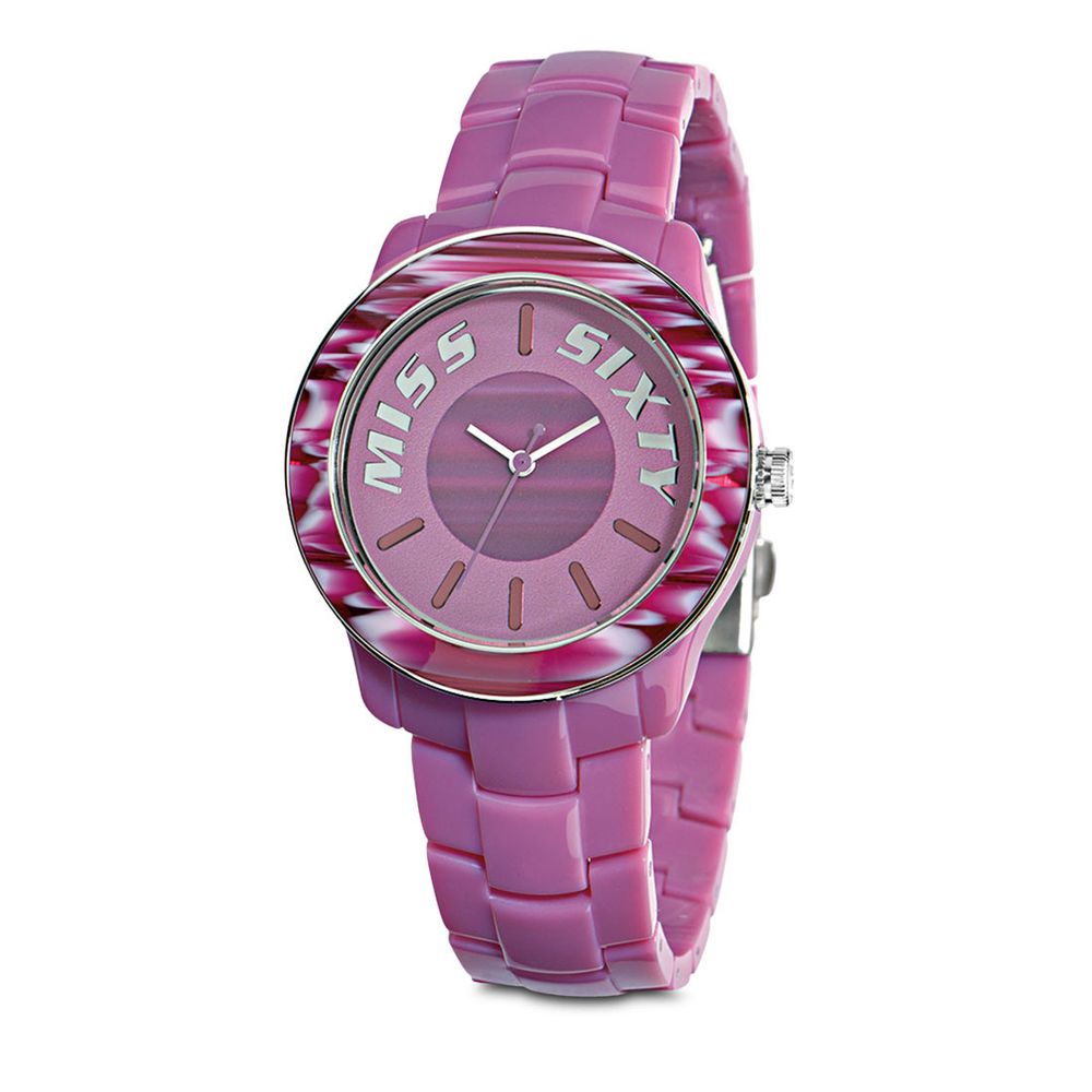 Miss Sixty Purple Resin Watch