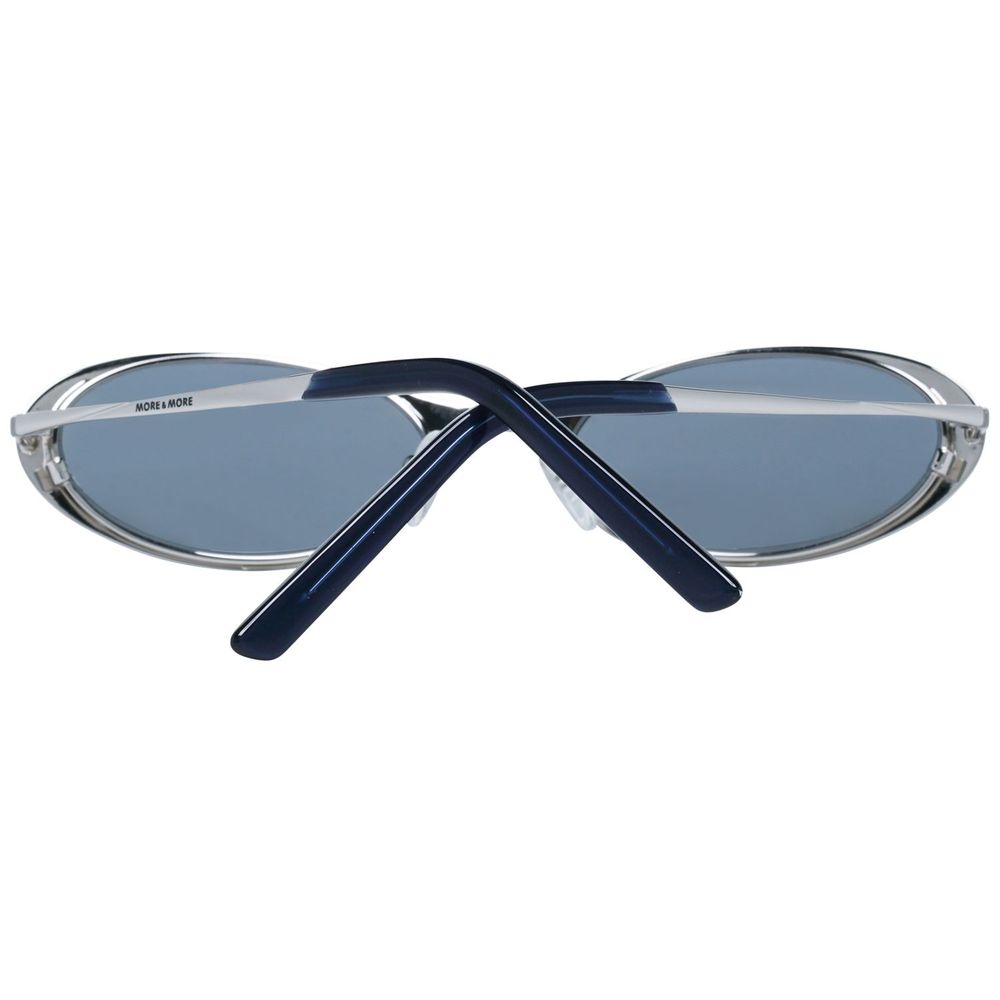 More & More Silberne Metall-Sonnenbrille