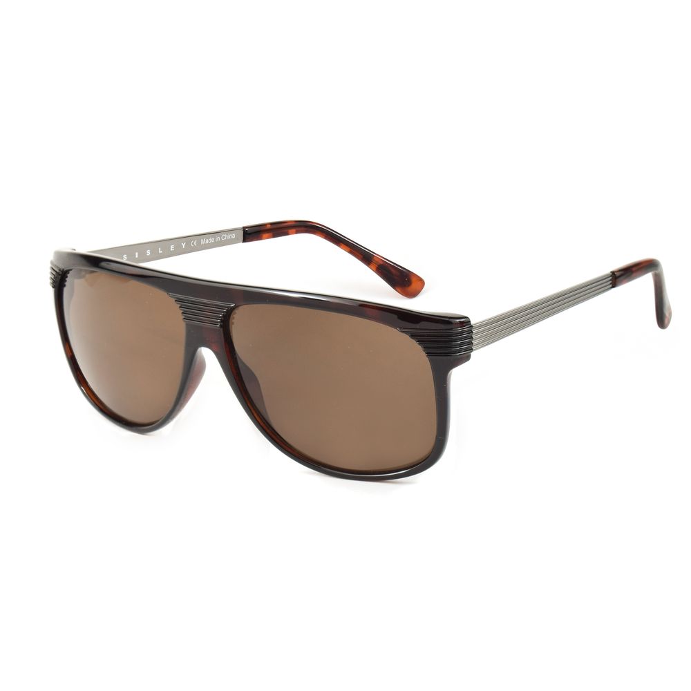 Sisley Braune Metall-Sonnenbrille