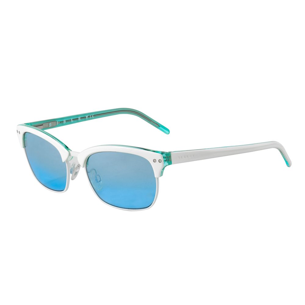 Sisley White Acetate Sunglasses