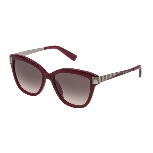 Trussardi Rote Acetat-Sonnenbrille