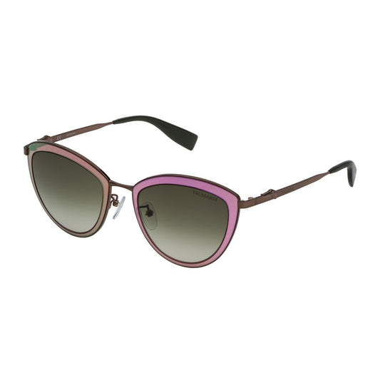 Trussardi Braune Metall-Sonnenbrille