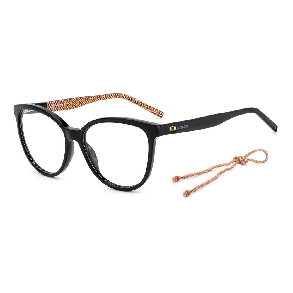 M Missoni Schwarzer Acetat-Rahmen