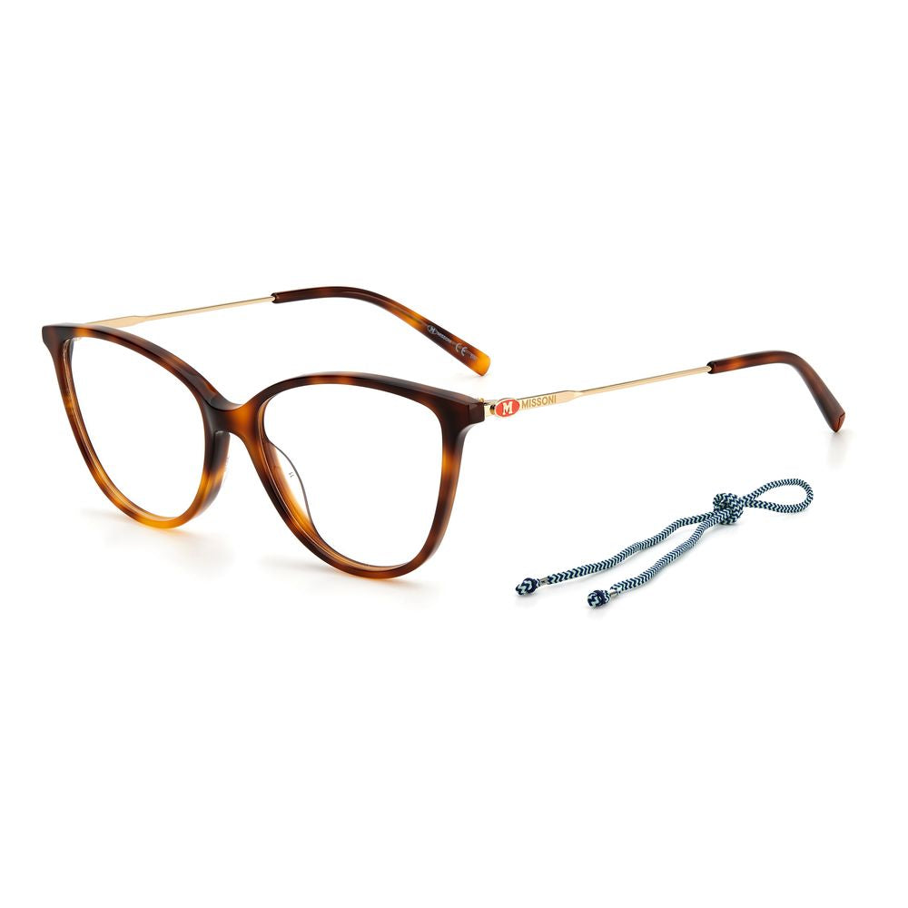 M Missoni Braune Acetat-Rahmen