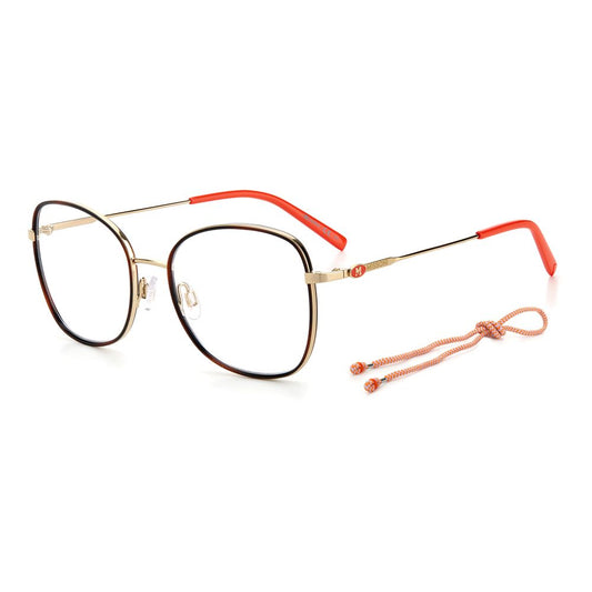 M Missoni gold-colored metal frames