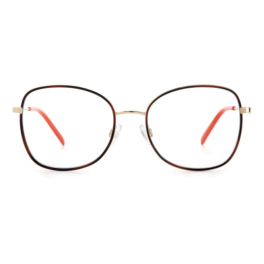 M Missoni gold-colored metal frames