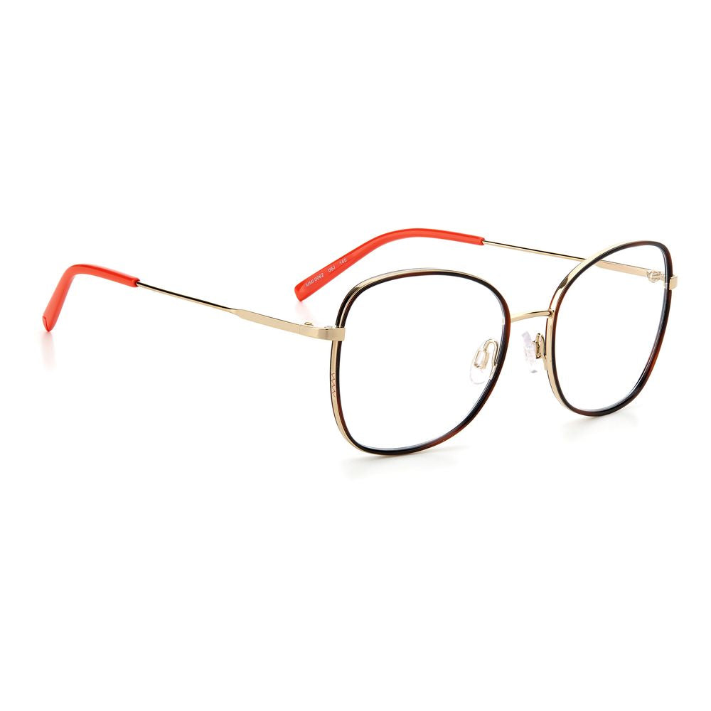 M Missoni gold-colored metal frames