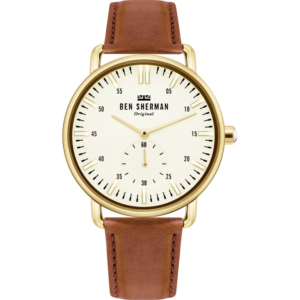 Ben Sherman Braune Lederuhr