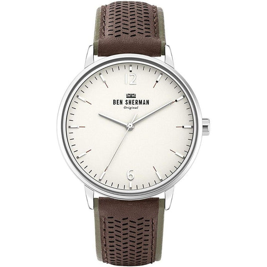 Ben Sherman Braune Lederuhr