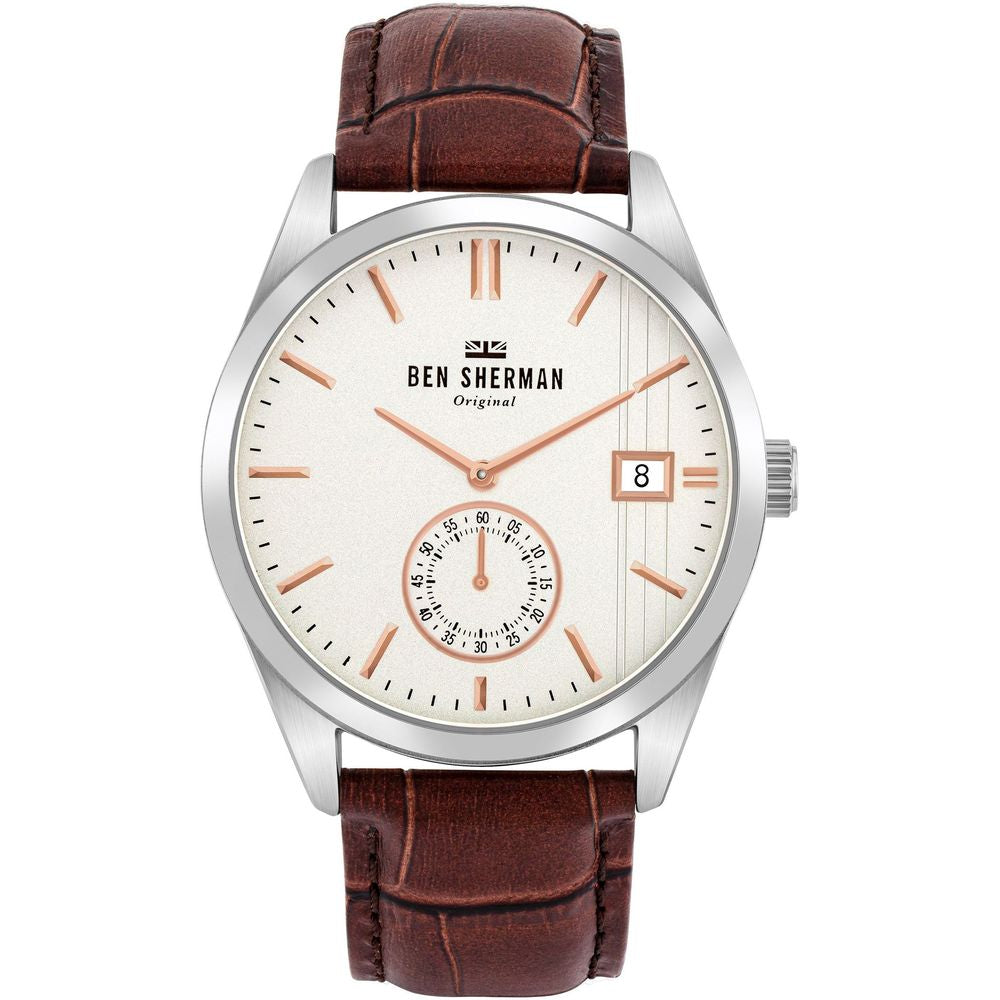 Ben Sherman Braune Lederuhr