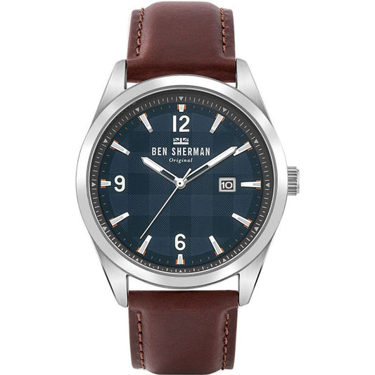 Ben Sherman Braune Lederuhr