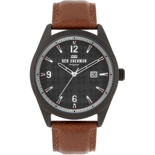 Ben Sherman Braune Lederuhr