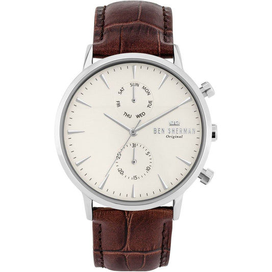 Ben Sherman Braune Lederuhr