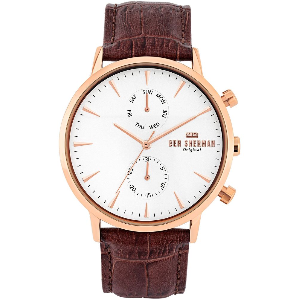 Ben Sherman Braune Lederuhr