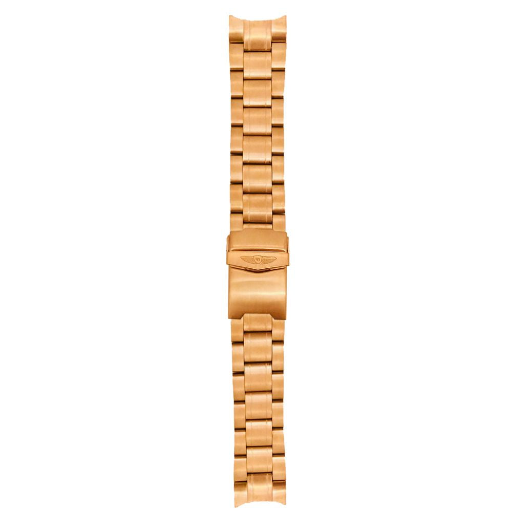 Bobroff Rose Gold Stahl Uhr